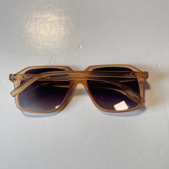 SPY Hotspot Retro Style 'Smoke Fade' Sunglasses Translucent Amber Frame - Picture 7 of 7